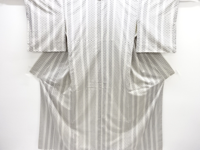 JAPANESE KIMONO / TSUMUGI / ASANOHA PATTERN 